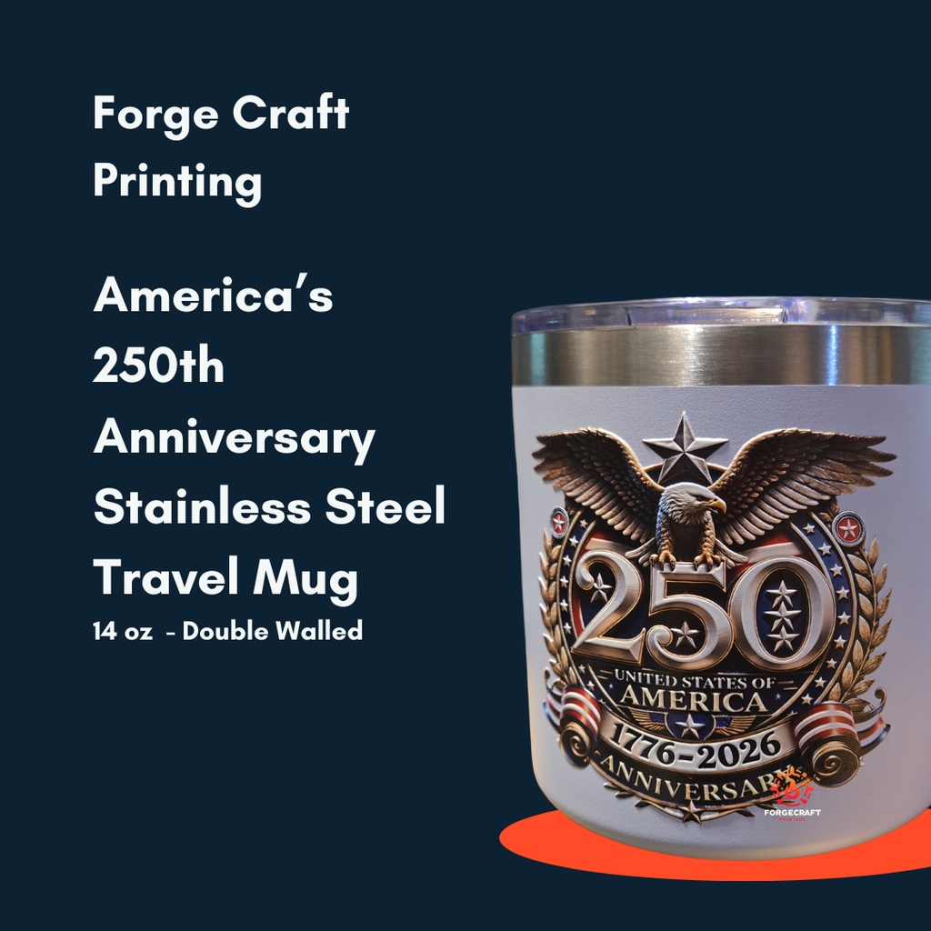 America's 250th Anniversary 14 oz Travel Mug